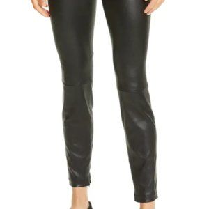 Vince Leather Zip Leggings